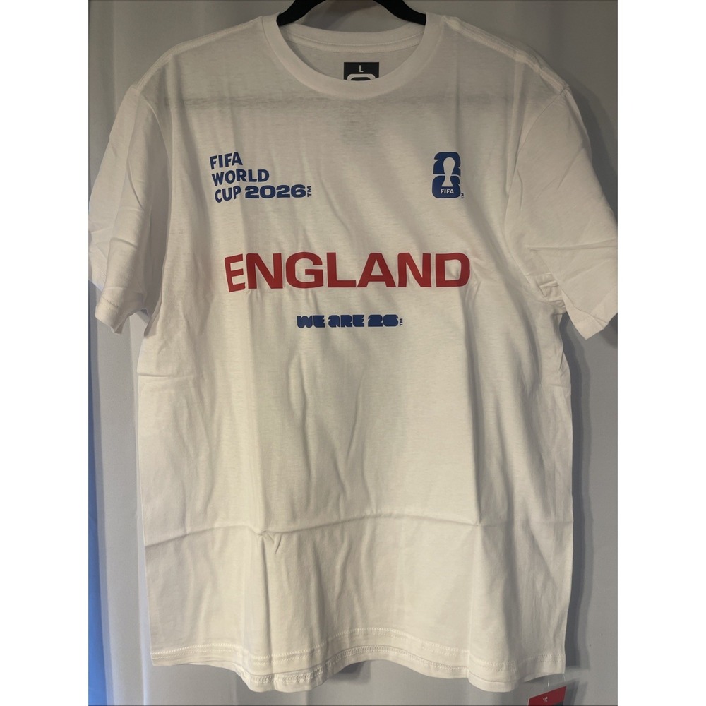 FIFA World Cup 2026 England T-Shirt NWT Official Licensed Size Large